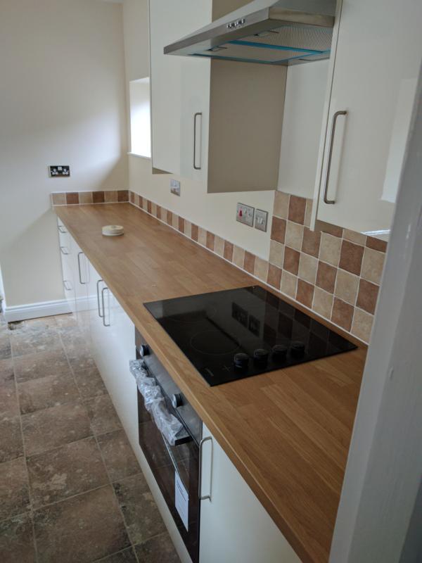 kitchen in a unfinished property