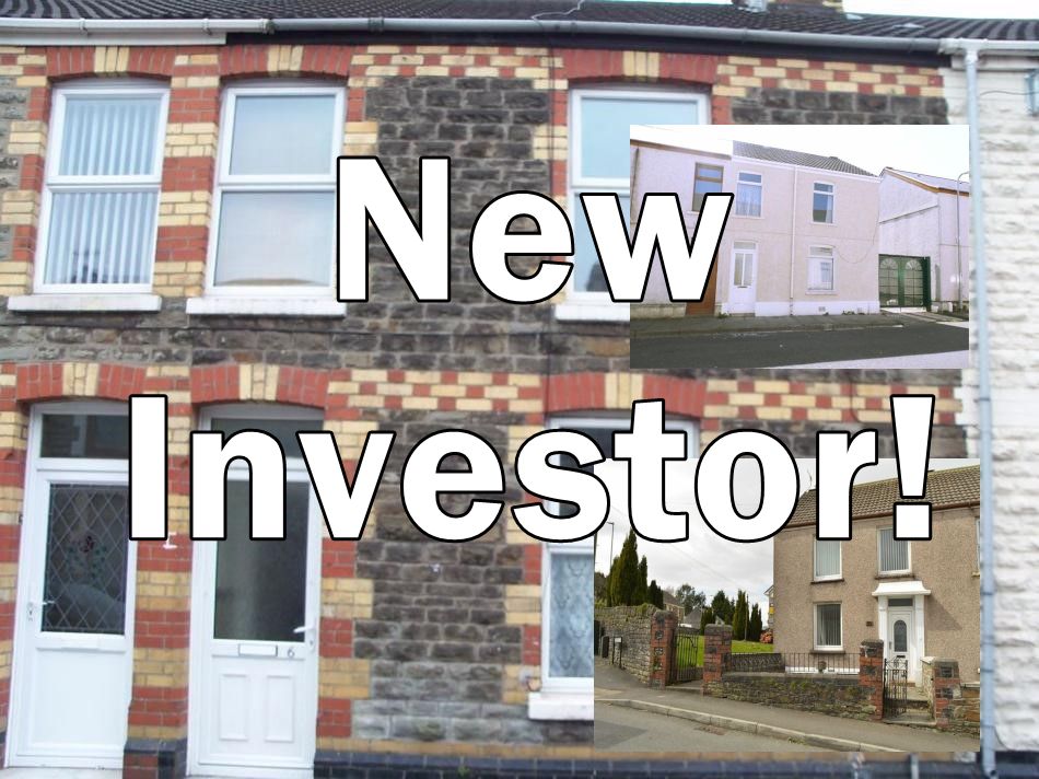 words "New Investor!" over a picture of gwendoline st with 2 inset properties