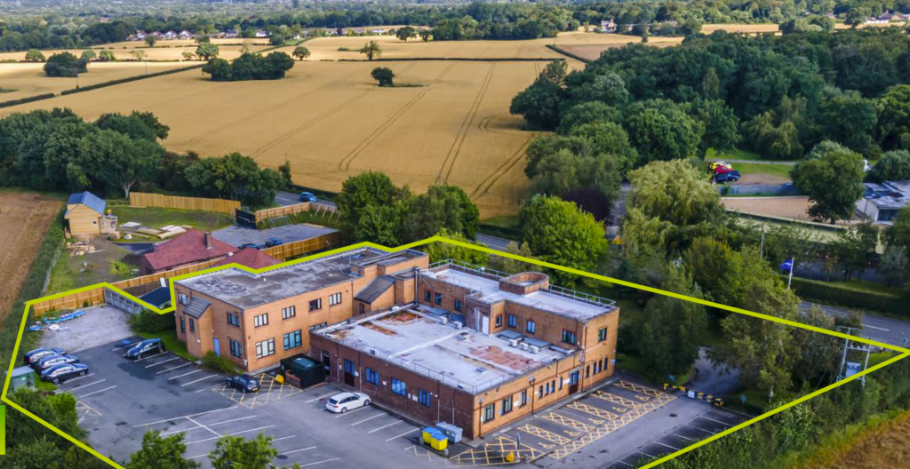 Hillcrest site from the air